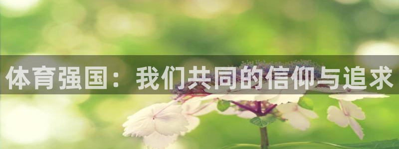 欧亿体育官方正版app娱乐下载：体育强国：我们共同的信仰与追